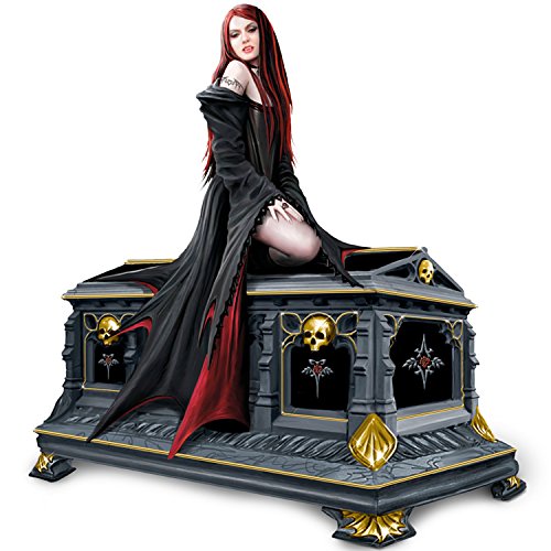 The Bradford Exchange Anne Stokes Love Without End Gothic Vampire Music Box - RCE Global Solutions