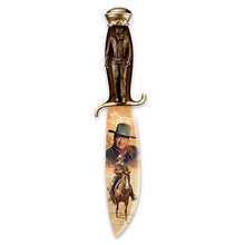 Load image into Gallery viewer, The Bradford Exchange John Wayne: an American Legend Collectible Knife Replica - RCE Global Solutions
