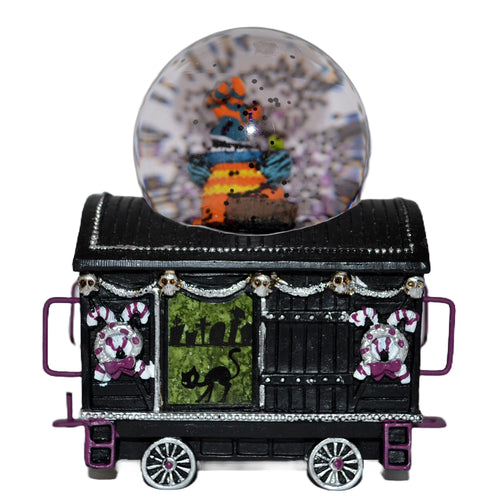 The Bradford Exchange Tim Burton Nightmare Before Christmas TRAIN Glitter Globe Making Christmas Time Gifts Issue #9 - RCE Global Solutions