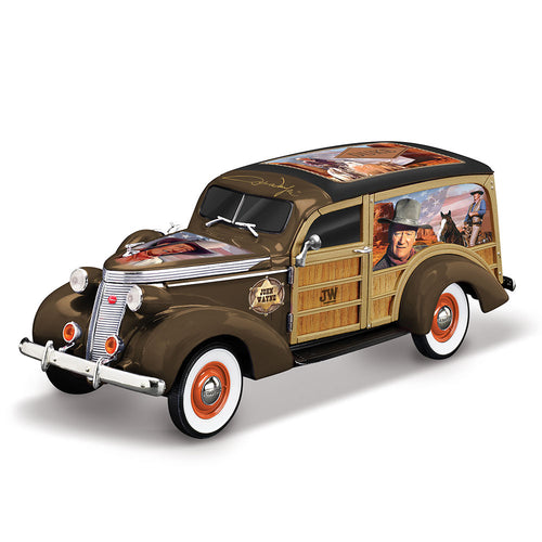 The Hamilton Collection John Wayne Legend of The Old West Sculpture - Woody Wagon