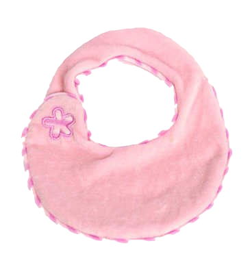 Bukowski Design Baby Bib Pink Made of Super Soft High Quality Plush - RCE Global Solutions