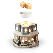 Load image into Gallery viewer, The Bradford Exchange Thomas Kinkade A Holiday Gathering and Christmas Eve Wax Cubes Aromatherapy Wax Melt Warmer Sculpture - RCE Global Solutions
