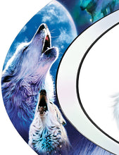 Load image into Gallery viewer, The Bradford Exchange Robin Koni Mystic Calling Levitating Dreamcatcher Sculpture with Vivid Wolf Art - RCE Global Solutions
