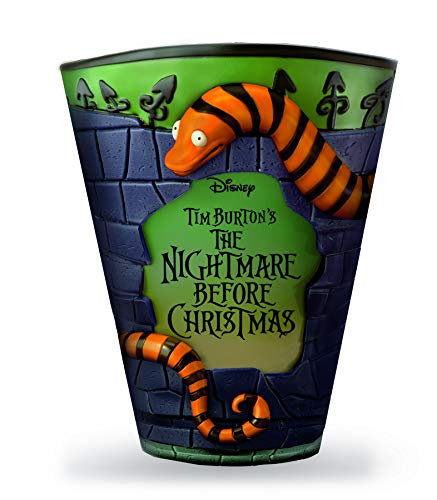 The Nightmare Before Christmas Disney Giant Snake Bathroom Trash Can 'Looking for Treats' Waste Basket - RCE Global Solutions