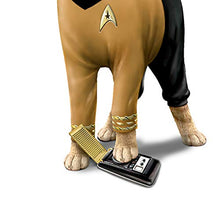 Load image into Gallery viewer, The Hamilton Collection Star Trek Cat-Tain Kirk Hand-Painted Cat Figurine - RCE Global Solutions
