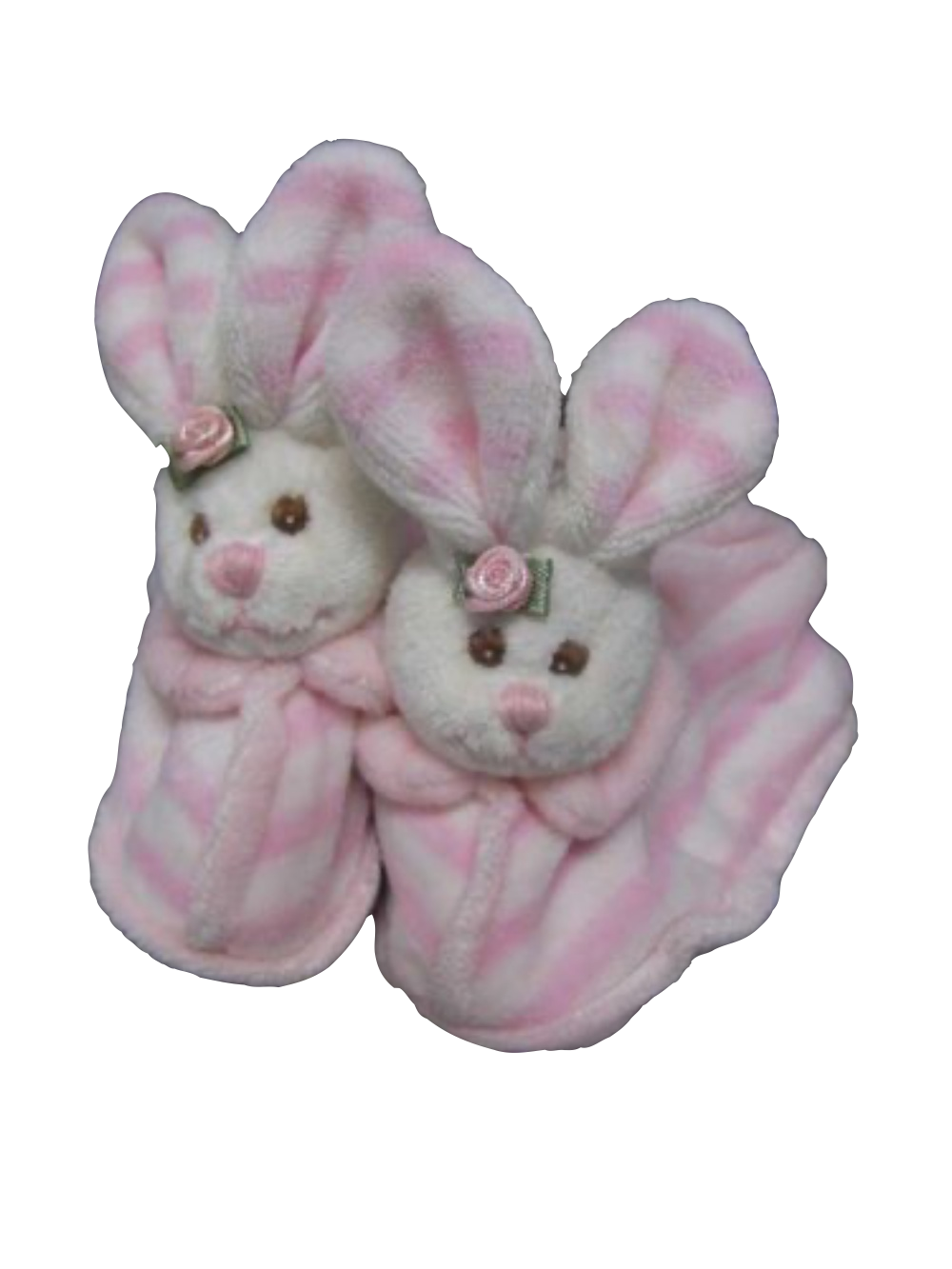 Bukowski Design Norma the Bunny Booties Pink Super Soft High Quality Plush Stuffed Animal Size 0-9M - RCE Global Solutions