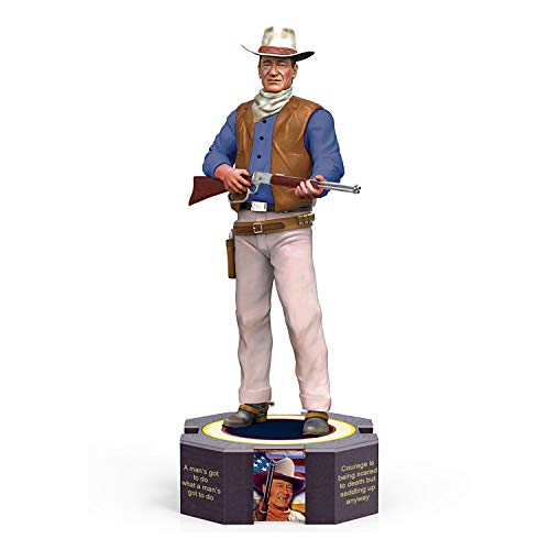 The Hamilton Collection John Wayne Figurine with Famous Quotes and Portraits - RCE Global Solutions