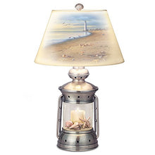 Load image into Gallery viewer, Coastal Treasures Lantern Table Lamp with James Hautman Art by The Bradford Exchange - RCE Global Solutions
