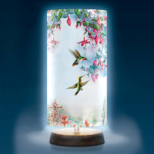 Load image into Gallery viewer, The Bradford Exchange Jewels Of The Garden Table Lamp Hummingbird Atrwork by Wanda Mumm 7-inches - RCE Global Solutions
