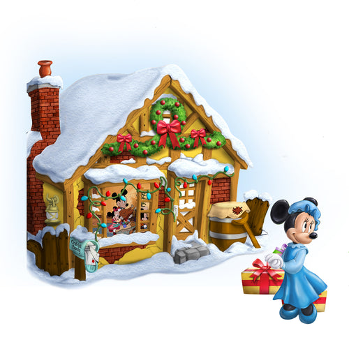 The Bradford Exchange Disney Christmas Carol Villages - Cratchits & Minnie - RCE Global Solutions