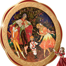 Load image into Gallery viewer, The Bradford Exchange Clara and The Nutcracker Heirloom Porcelain Music Box with Russian Style Art - RCE Global Solutions
