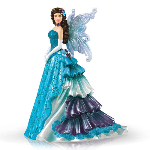 Graceful Beauty Teal Angel Nene Thomas Figurine for Ovarian Cancer - RCE Global Solutions