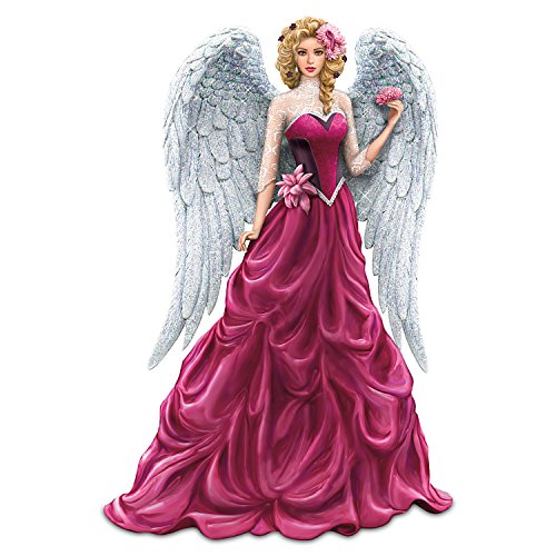 The Hamilton Collection Nene Thomas Breast Cancer Awareness Angel Figurine:by - RCE Global Solutions