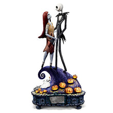 Load image into Gallery viewer, The Bradford Exchange Jack &amp; Sally Simply Meant To Be Illuminated Musical Figurine - RCE Global Solutions
