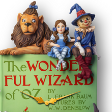 Load image into Gallery viewer, The Bradford Exchange Wizard Of Oz Sculptural Book Cover Wall Clock - RCE Global Solutions
