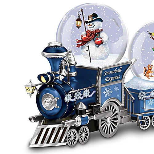 The Bradford Exchange Dona Gelsinger Snowball Express Musical Snowglobe Train Issue #1 - RCE Global Solutions