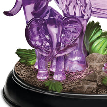 Load image into Gallery viewer, The Hamilton Collection Lighted Mother and Baby Elephant Figurine with Swarovski Crystals by Blake Jensen 16.5-inches - RCE Global Solutions
