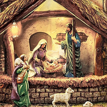 Load image into Gallery viewer, The Bradford ExchangeThomas Kinkade Following The Star Nativity Musical Sculpture With Motion And Lights - RCE Global Solutions
