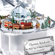 Load image into Gallery viewer, The Bradford Exchange Thomas Kinkade We Wish You A Merry Christmas Best Loved Christmas Carols Music Box - RCE Global Solutions
