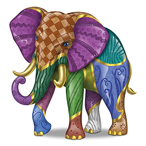 The Hamilton Collection Keith Mallett Triumphant Tapestry Elephant Figurine - RCE Global Solutions