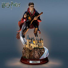 Load image into Gallery viewer, The Bradford Exchange Harry Potter Harry&#39;s Magical Flight Illuminated Sculpture - RCE Global Solutions
