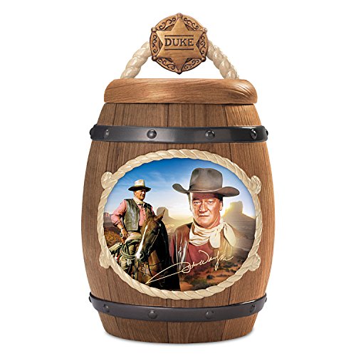 John Wayne One Tough Cookie Cookie Jar with FREE Recipe and Cookie Cutter by The Bradford Exchange - RCE Global Solutions