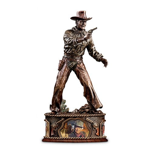 The Bradford Exchange John Wayne Collectible Sculpture: Taming The West - RCE Global Solutions