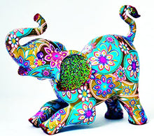 Load image into Gallery viewer, The Hamilton Collection Elephant Decor with Glitter and Faux Gem Eyes: Posh Perfection - RCE Global Solutions
