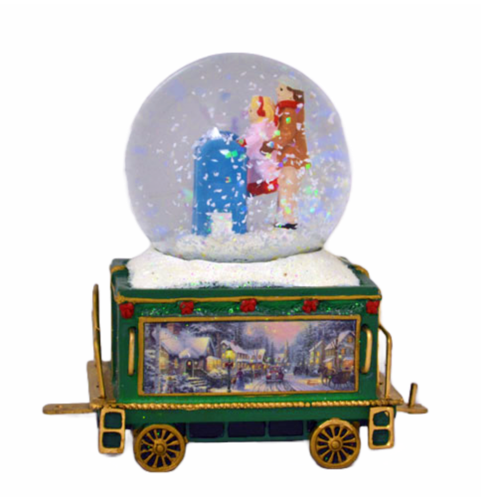 The Bradford Exchange Wonderland Express Miniature Snow Globe Collection: Letters to Santa Christmas Decoration by Thomas Kinkade Issue #10 - RCE Global Solutions