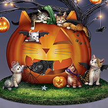 Load image into Gallery viewer, The Bradford Exchange Purr-fectly Mischievous Halloween Illuminated Tabletop Tree Featuring Hand-Painted Sculpted Cats Each with A Unique Costume - RCE Global Solutions
