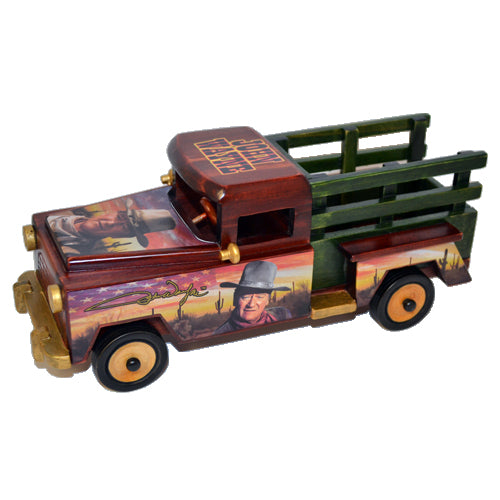 The Hamilton Collection The Duke's American Highway: On The Road Wood Truck Sculpture Collection 10-inches