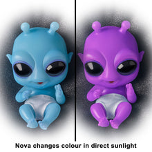 Load image into Gallery viewer, The Ashton - Drake Galleries Nova Out-of-This-World Alien Baby Doll Collection Miniature Alien Babies Handcrafted of TrueTouch® Authentic Silicone Dolls 4-inches - RCE Global Solutions
