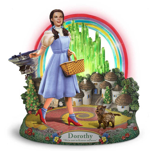 The Bradford Exchange Wizard of OZ Dorothy We're Not In Kansas Anymore Sculpture - RCE Global Solutions