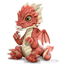 Load image into Gallery viewer, The Ashton - Drake Galleries Mystical Dragonlings From Lands Afar Kai Little Fire Dragon Doll with Pacifier To Prevent Fire Breathing 8&quot;-Inches - RCE Global Solutions
