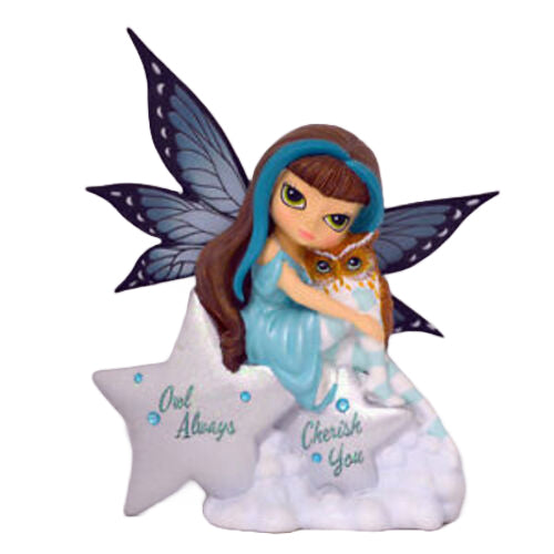 The Hamilton Collection Owl Always Cherish in You Fairy Figurine by Jasmine Becket Griffith 5-inches - RCE Global Solutions