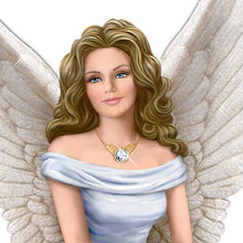 Load image into Gallery viewer, The Hamilton Collection Dona Gelsinger Angel of Courage Religious Figurine with Swarovski Crystals - RCE Global Solutions
