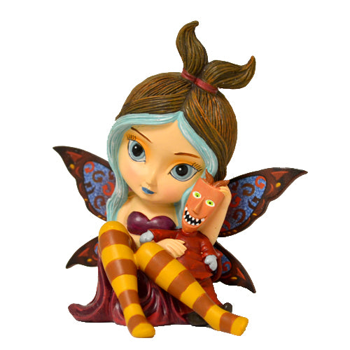 The Hamilton Collection The Spritely Fun with The Nightmare Before Christmas Collection Issue #6: "Lock" Fairy Figurine Handcrafted & Hand-painted Halloween Decoration by Jasmine Becket-Griffith 4-Inches