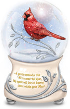 Load image into Gallery viewer, The Bradford Exchange Messenger from Heaven Memorial Cardinal Glitter Globe - RCE Global Solutions
