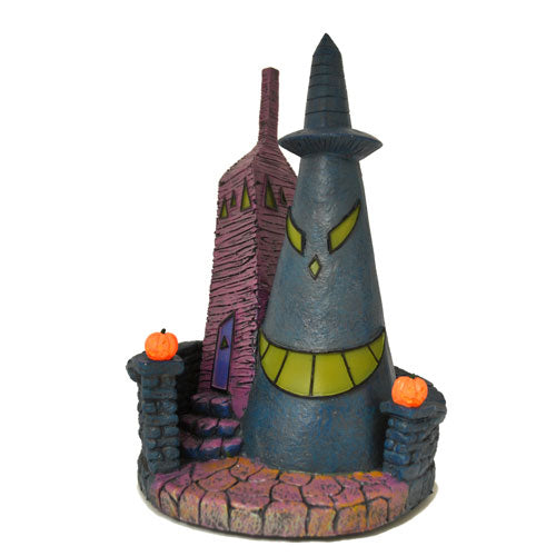 The Bradford Exchange Disney Nightmare Before Christmas Cone Head House Black Light Hawthorne Village Issue #11 - RCE Global Solutions