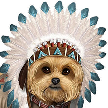 Load image into Gallery viewer, The Hamilton Collection Chief Little Paws Yorkie Indian Native Dog Figurine 4.5&quot;-Inches - RCE Global Solutions
