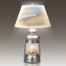 Load image into Gallery viewer, Coastal Treasures Lantern Table Lamp with James Hautman Art by The Bradford Exchange - RCE Global Solutions
