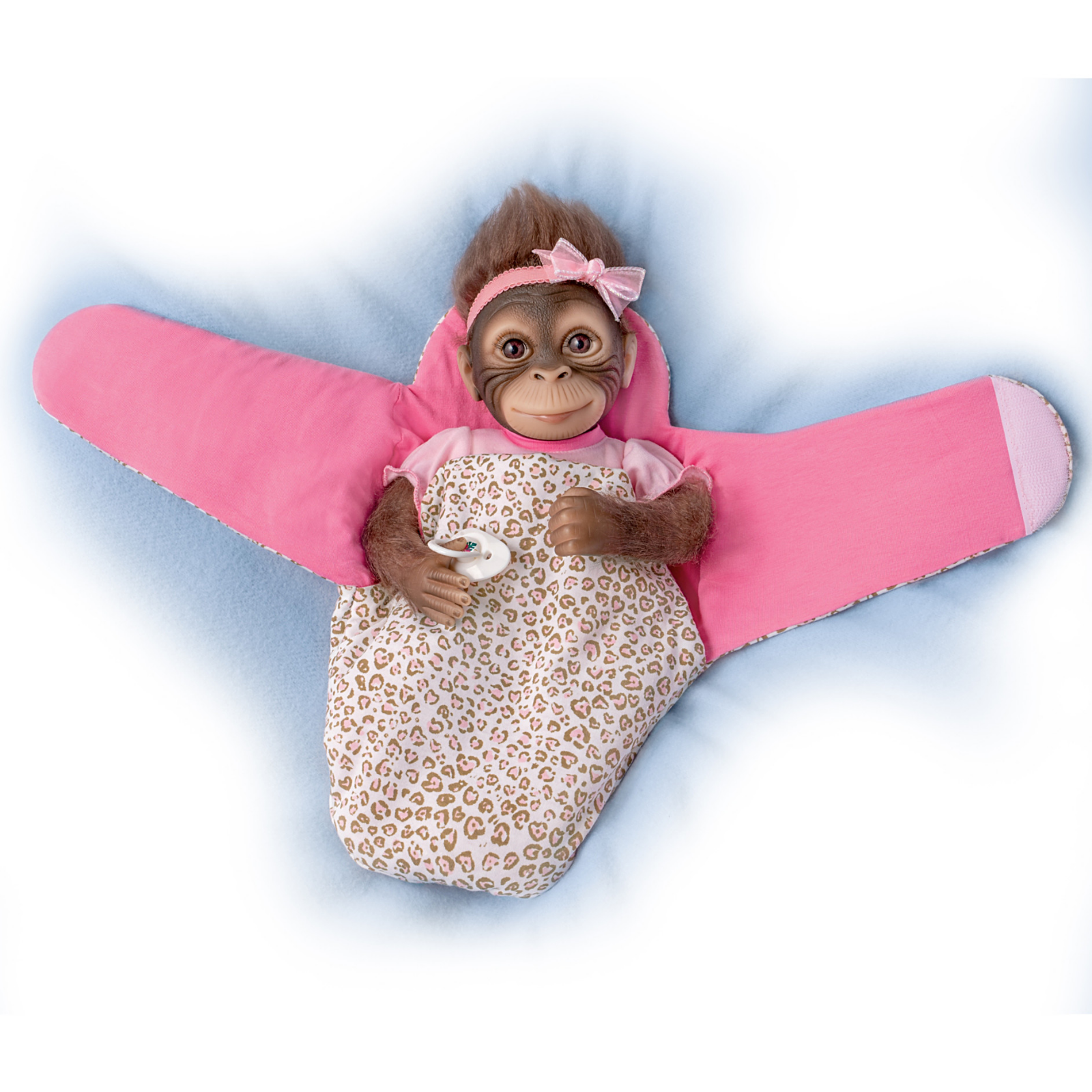 The Ashton Drake Galleries Snuggle Suri Lifelike Baby Monkey