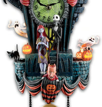 Load image into Gallery viewer, The Bradford Exchange Cuckoo Clock: Tim Burton&#39;s The Nightmare Before Christmas Wall Clock - RCE Global Solutions
