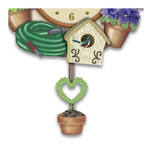 Load image into Gallery viewer, The Bradford Exchange Joy Of Gardening Sculptural Wall Clock - RCE Global Solutions
