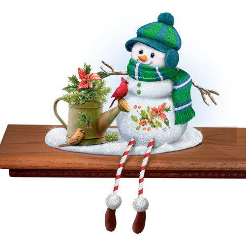 Marjolein Bastin Surrounded by Holiday Cheer Snowman Sculpture Shelf Sitters - RCE Global Solutions