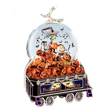 Load image into Gallery viewer, The Bradford Exchange Tim Burton Nightmare Before Christmas GLITTER GLOBE TRAIN CARVING OUT SOME MISCHIEF Issue #2 - RCE Global Solutions
