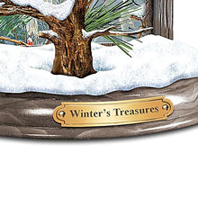 Load image into Gallery viewer, The Bradford Exchange Winter&#39;s Treasures Cardinals Season&#39;s Splendor Illuminated Songbird Sculpture by Hautman Brothers 7-inches - RCE Global Solutions
