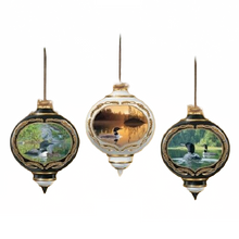 Load image into Gallery viewer, The Bradford Exchange Voice of the North Loon Bird Nature Ornament #1 Set of 3 - RCE Global Solutions

