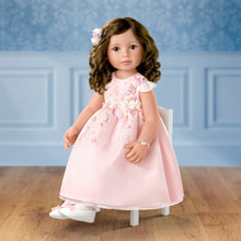 Load image into Gallery viewer, The Ashton-Drake Galleries Isn&#39;t She Lovely So Truly Real® Lifelike Child Girl Doll with Custom Satin Dress Poseable Arms and Soft RealTouch® Vnyl Skin 28&quot;-Inches - RCE Global Solutions
