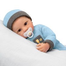 Load image into Gallery viewer, The Ashton - Drake Galleries Oliver Interactive Lifelike So Truly Real® Baby Boy Doll Breathes Coos Has Heartbeat Weighted Poseable Soft RealTouch® Vinyl Skin by Doll Artist Linda Murray 19&quot;-inches - RCE Global Solutions
